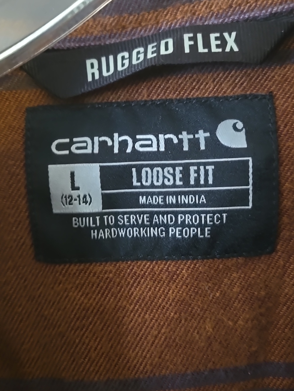 Carhartt Rugged Flex Loose Fit Flannel Work Shirt - Picture 2 of 10